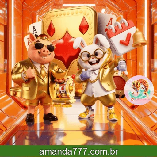 Banner destacando o app AMANDA777 disponível para baixar grátis